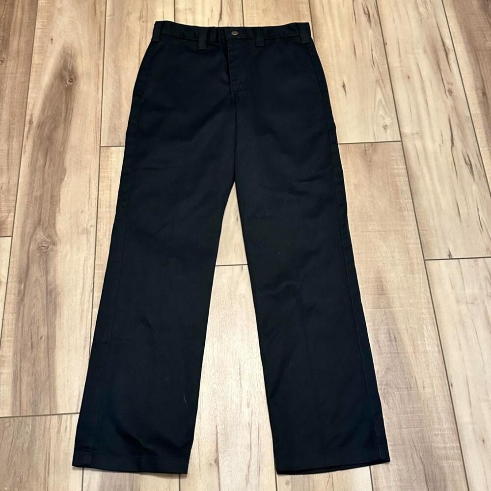 Carhartt Straight Leg Work Pants Black Chino Trousers Skater 32x32